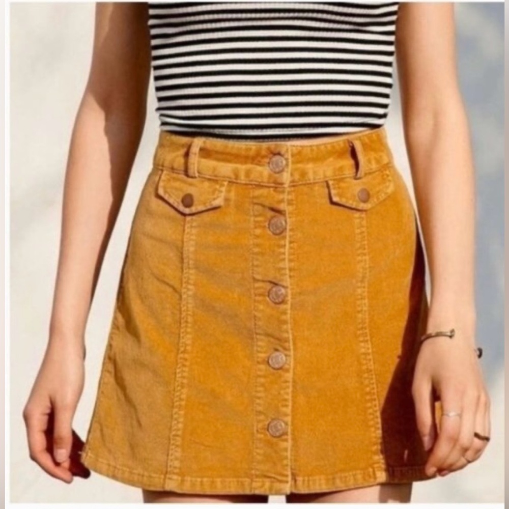 BDG High Waisted Corduroy Skirt